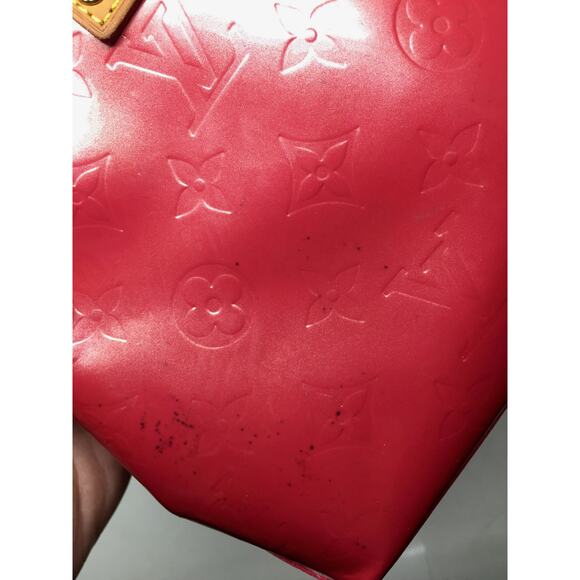 Louis Vuitton Monogram Vernis Reade PM Hand Bag in Red M91088 - Picture 5 of 16